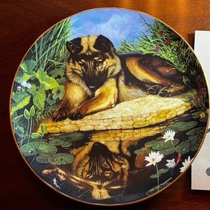 German Shepherd, Danbury Mint Collector’s plate